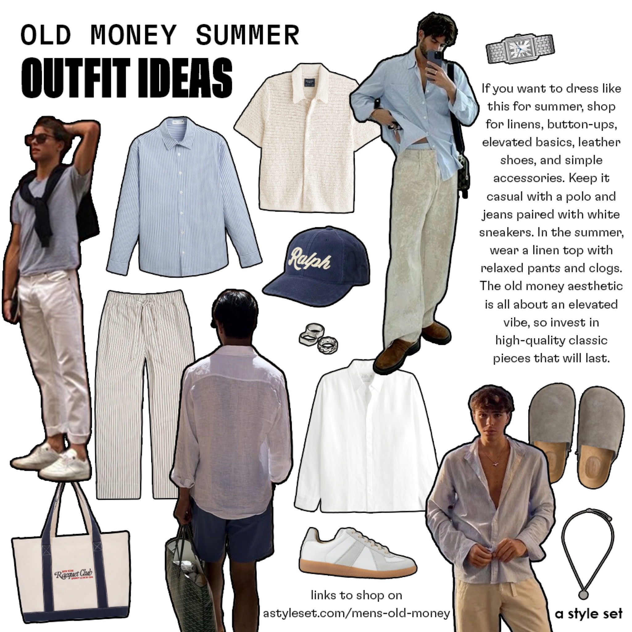 men’s old money summer outfit ideas 

#LTKMens #LTKStyleTip