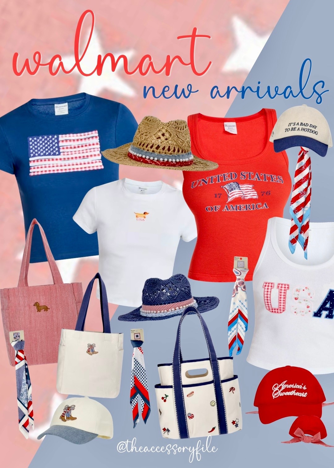 Walmart Americana finds for Memorial Day, 4th of July 

Walmart fashion, Walmart finds, Walmart deals, beach hat, ball cap, trucker hat, baby tee, tank top, denim shorts, jean shorts, summer outfits 

#LTKootd #LTKSeasonal