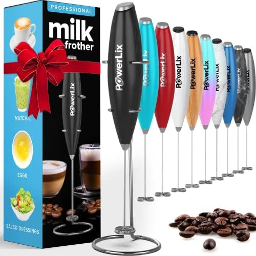 PowerLix Milk Frother Handheld Battery Operated Electric Whisk Beater Foam Maker For Coffee, Latt... | Amazon (US)