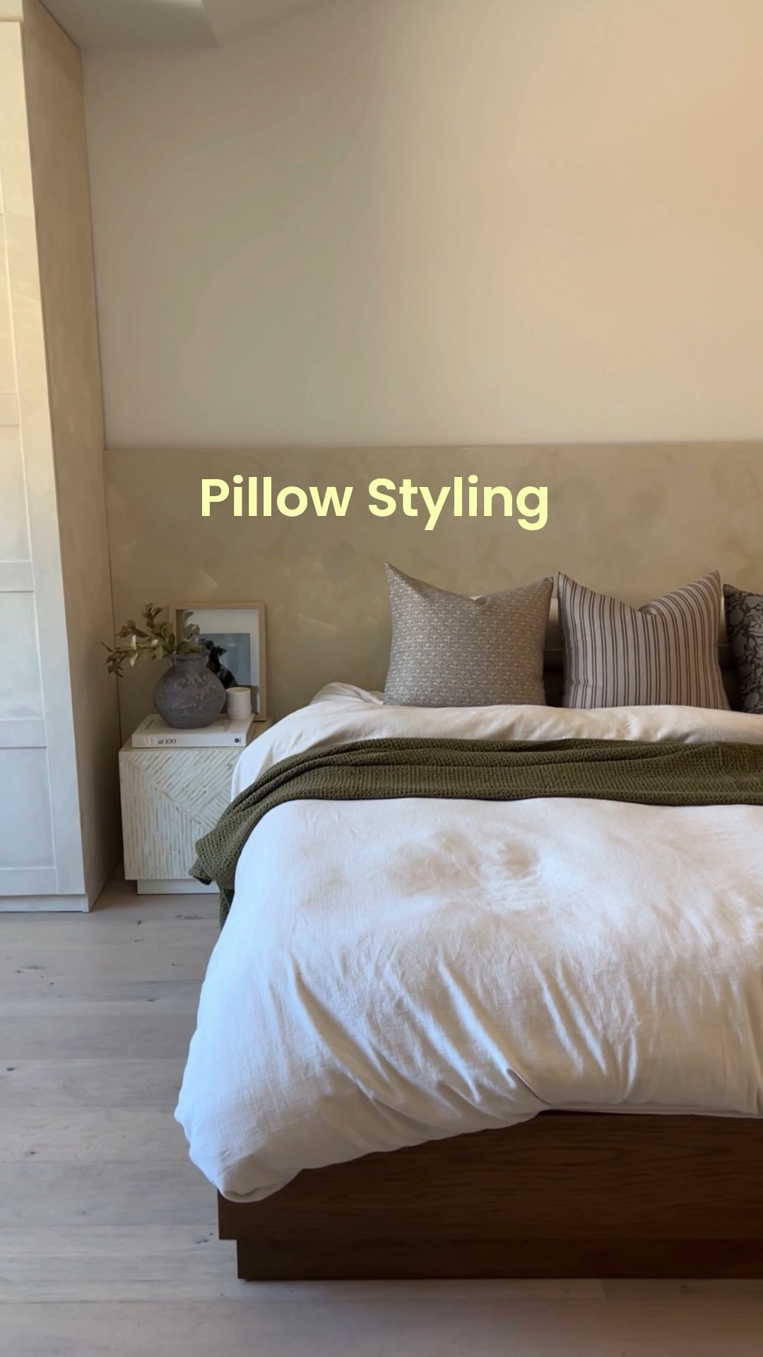 Pillow Styling - OBSESSED with my pillow covers (size 22x22) So easy to mix and match!! I e used these in my bedroom, living room, and on my backyard lounge chairs. 

Also my pillow inserts are top notch! They have that high end look and hold the shape, mine are 26x26

Use my code PRENY25 for 25% off @rennahcollective pillow covers

Pillow covers 
Home decor
Spring refresh
Cozy home pillows 
Bedroom 
Bedding 
Pillow insert
Pillow styling 


#LTKmorningroutine #LTKHome #LTKOver40