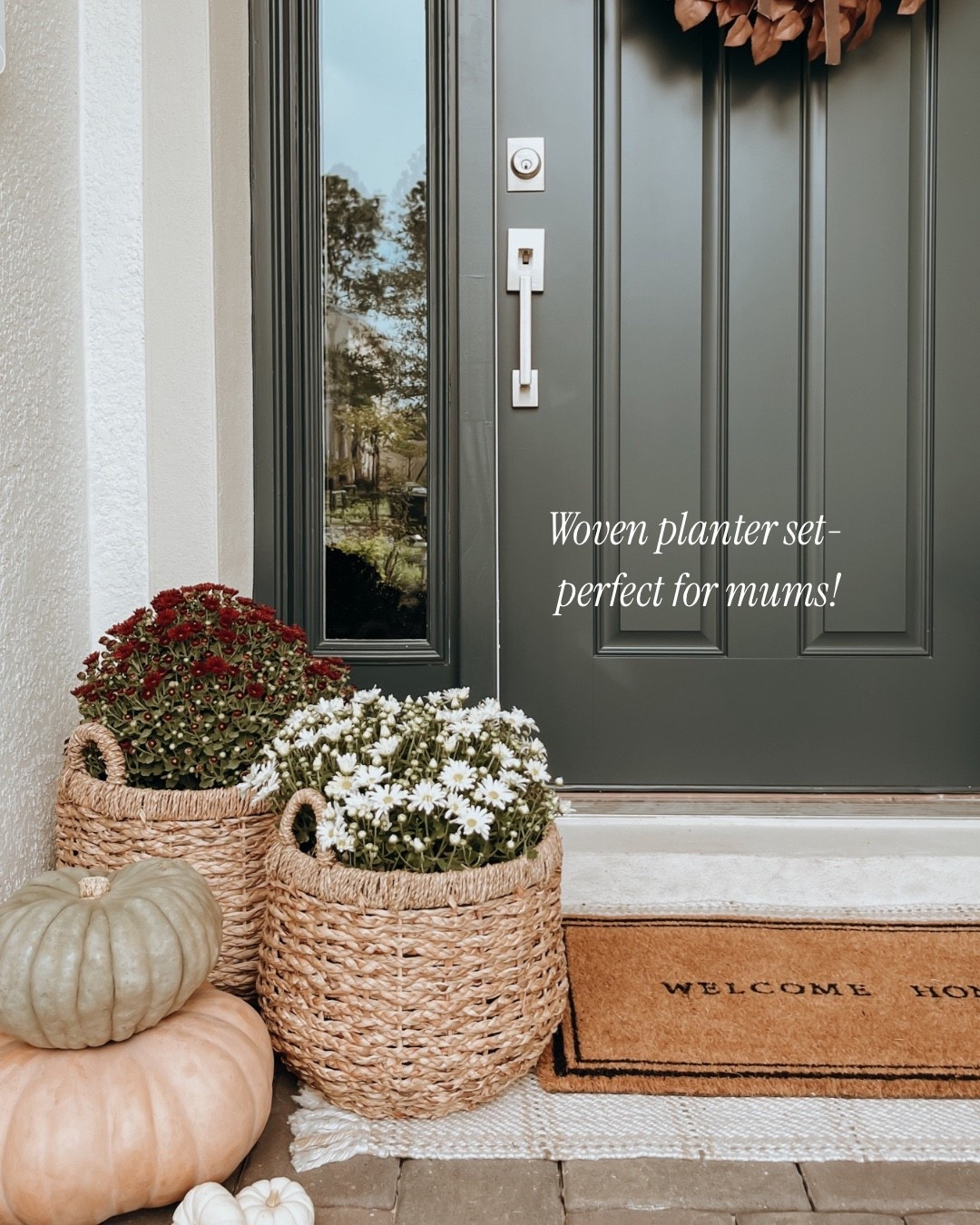 Pretty + affordable woven planter baskets for a cozy fall front porch 🍂🤎 Such an easy way to add warmth and texture to your outdoor space, and they pair beautifully with mums, faux trees, or seasonal greenery.

I linked a few of my favorites at different price points!

#LTKHome #LTKSeasonal
