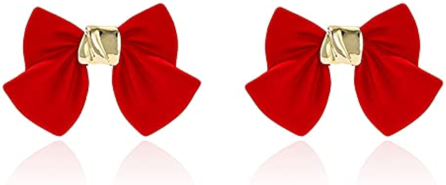 ONLYJUMP S925 Silver Needle Delicate Dainty Simple Tiny Bow Tie Ribbon Stud Earrings Handmade Swe... | Amazon (US)