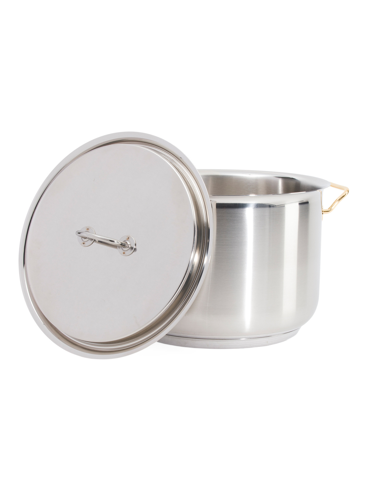 Made In Italy 18.5qt Stainless Steel Gold Plated Stockpot | TJ Maxx