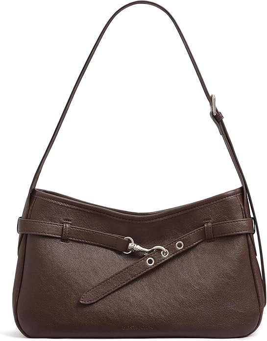 BOSTANTEN Shoulder Bag for Women, Vegan Leather Hobo Bag, Trendy Handbags Designer Fall Purses wi... | Amazon (US)