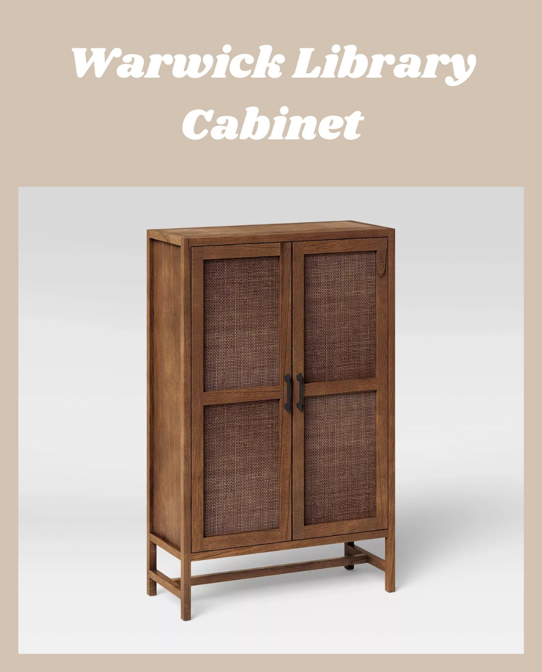 The Warwick Library Cabinet from Threshold is a stunning mix of classic and modern design! 📚✨ With glass-paneled doors and rich wood tones, it’s perfect for displaying books, decor, or collectibles while keeping everything neatly organized. A beautiful statement piece for any space!

#LTKHome #LTKSaleAlert