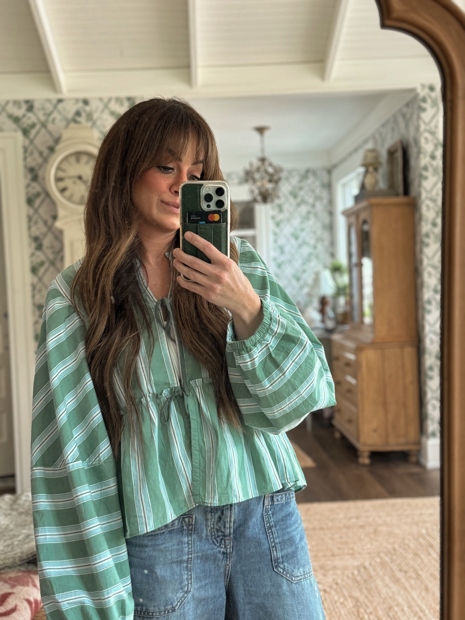 Cozy tie top for EVERY season ✌🏼I love this top because it makes me feel instantly pulled together. Best investment! Want it in more colors. 

#LTKSeasonal