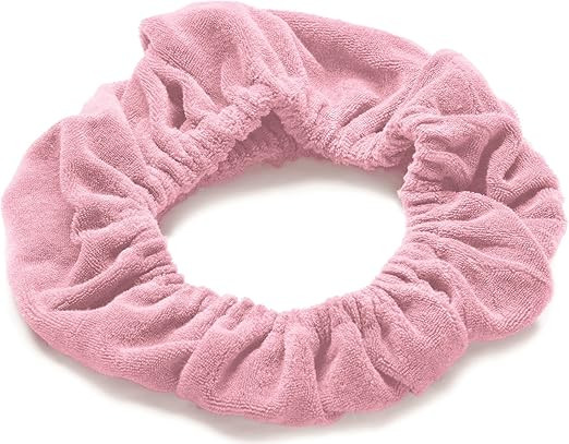 TASSI (Soft Pink) Hair Holder Head Wrap Stretch Terry Cloth, The Best Way To Hold Your Hair Since... | Amazon (US)
