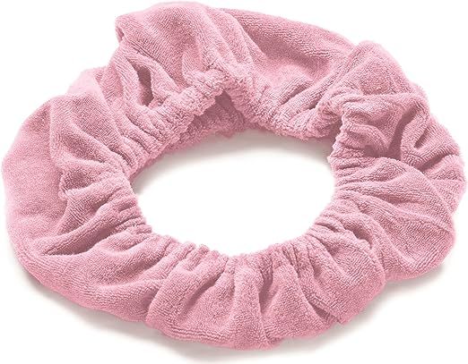 TASSI (Soft Pink) Hair Holder Head Wrap Stretch Terry Cloth, The Best Way To Hold Your Hair Since... | Amazon (US)