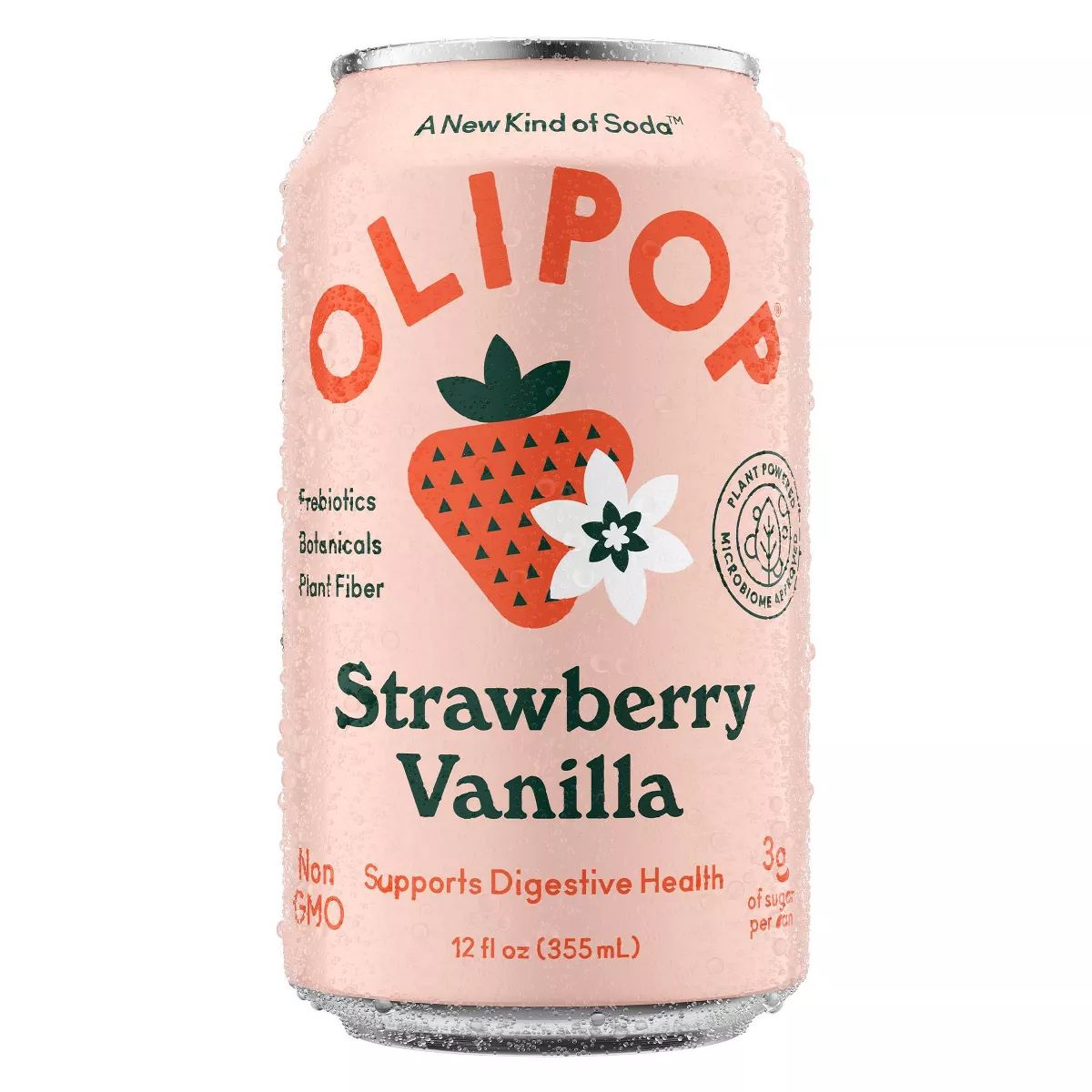 OLIPOP Strawberry Vanilla Prebiotic Soda - 12 fl oz | Target