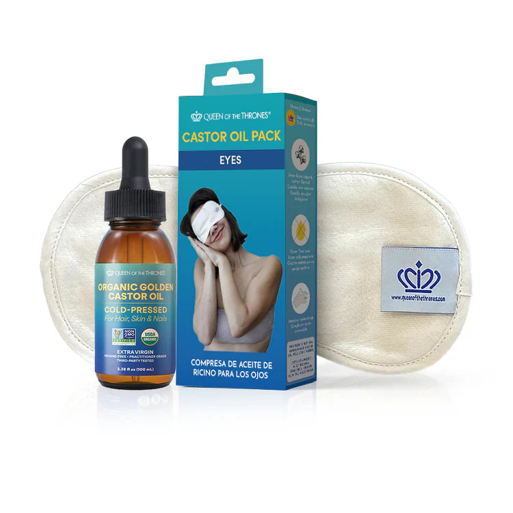 Skincare | Castor Oil Beauty Eye Mask Kit | Queen of the Thrones® | Queen of the Thrones®