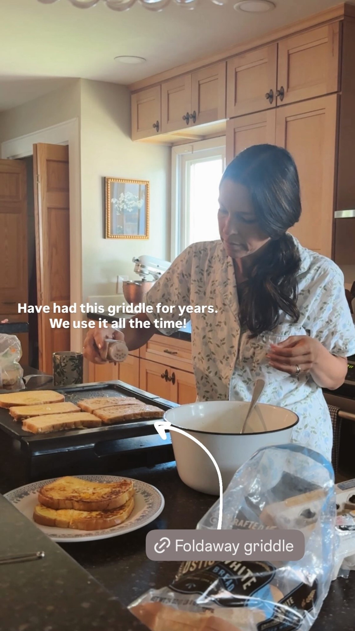 Have had this griddle for years. 
We use it all the time!