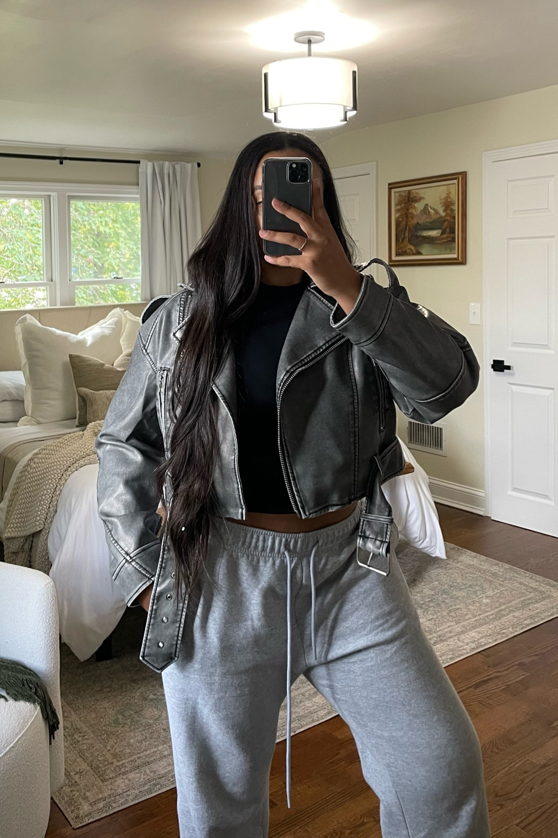 it’s giving Molly Mae x Zara but for a fraction of the price!
   
I felt like everyone had the Zara jacket so when I came across this one I just had to grab it. Not an exact dupe but definitely the same vibes.
  
won’t keep your warm so definitely add some layers on colder days.
  
I sized up to a Large (8/10) for a more oversized look and to fit thicker sweaters underneath. I’m typically a medium

#LTKSeasonal #LTKsalealert #LTKstyletip