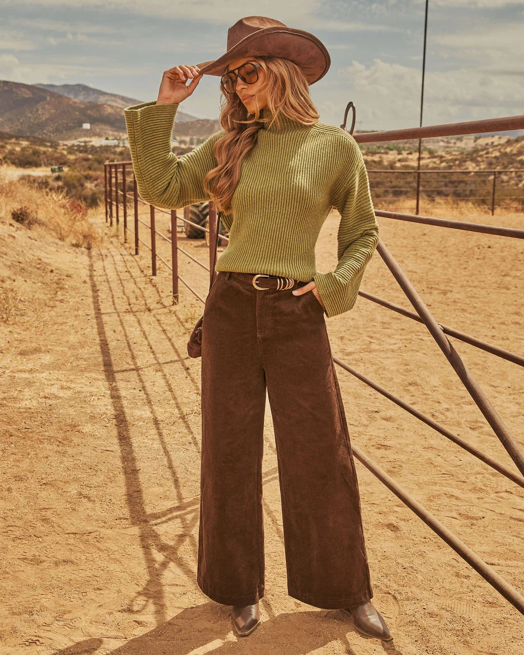 Autumn Charm Corduroy Wide Leg Pants | VICI