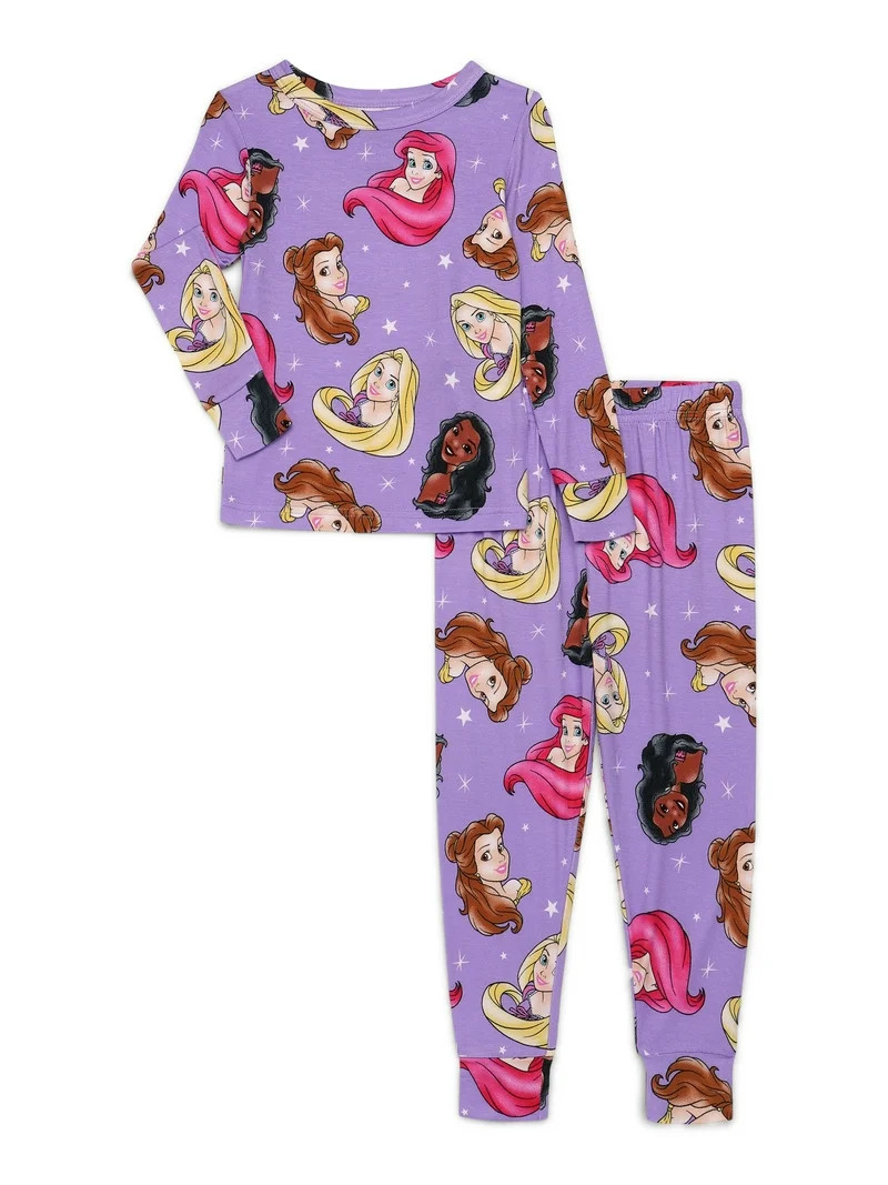 Character Toddler Viscose Unisex 2-Piece Pajama Set, Sizes 12M-5T | Walmart (US)