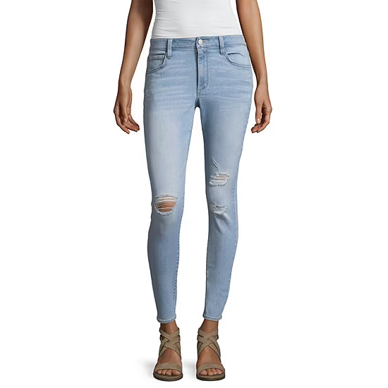 a.n.a Destructed Skinny Fit Jeggings - JCPenney | JCPenney
