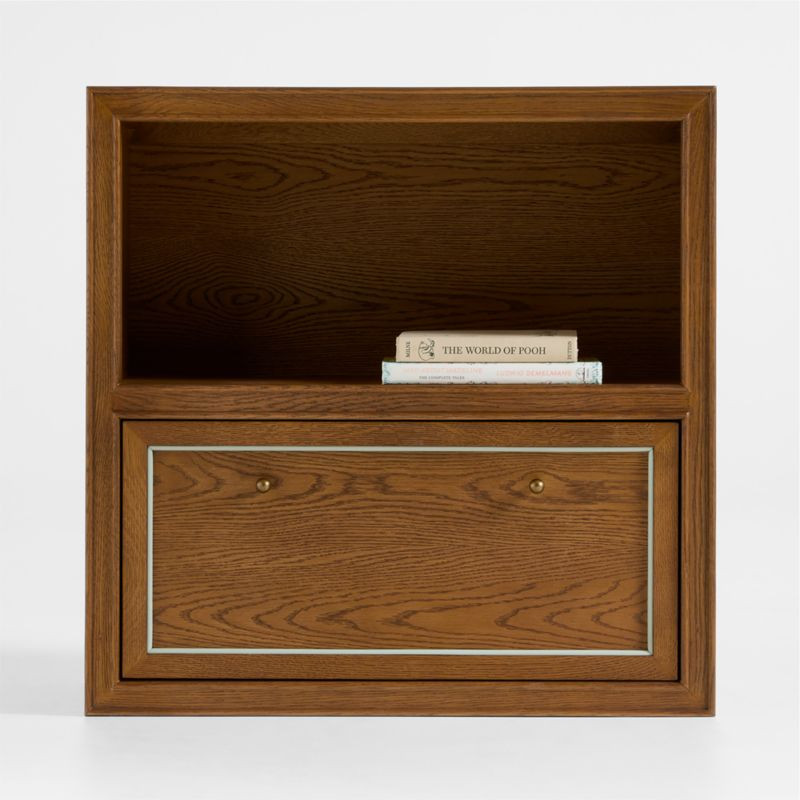 Hawes Modular Oak Wood Kids Bookcase with Drawer by Jake Arnold | Crate & Kids | Crate & Barrel