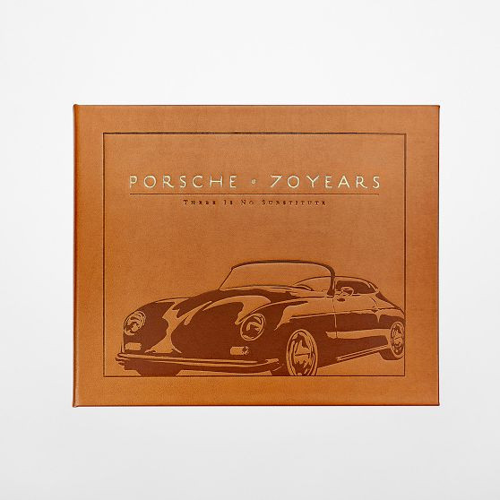 Leather Bound "Porsche 70 Years: There Is No Substitute" Book | Mark and Graham