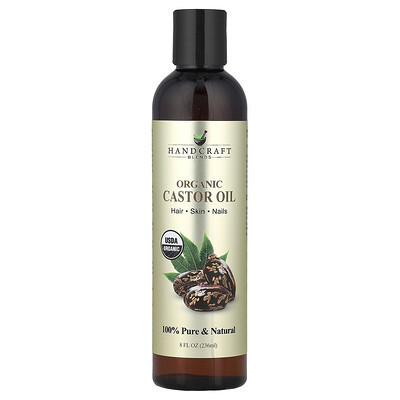 Handcraft Blends, Organic Castor Oil, 8 fl oz (236 ml) | iHerb