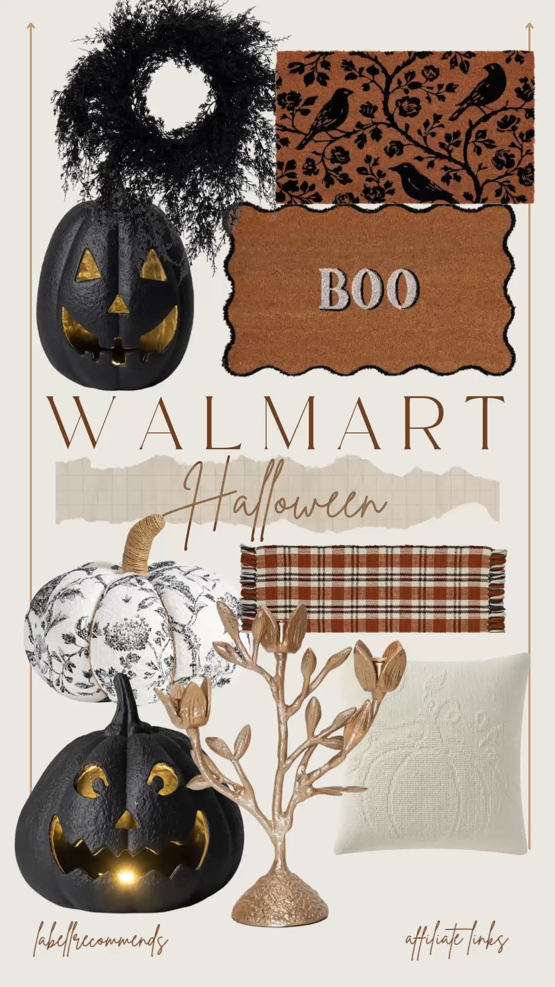 Walmart’s My Texas House Halloween line just dropped. Featuring Halloween doormats, front door wreaths, Halloween pillows and black pumpkins.

Halloween doormats, front door wreaths, Halloween pillows and black pumpkins, Walmart Halloween decor, Halloween decorations, affordable Halloween decor

#LTKSeasonal #LTKHome