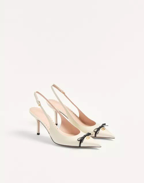 Bepointy Slingback Pump In Patent Leather And Kidskin 80Mm | Valentino