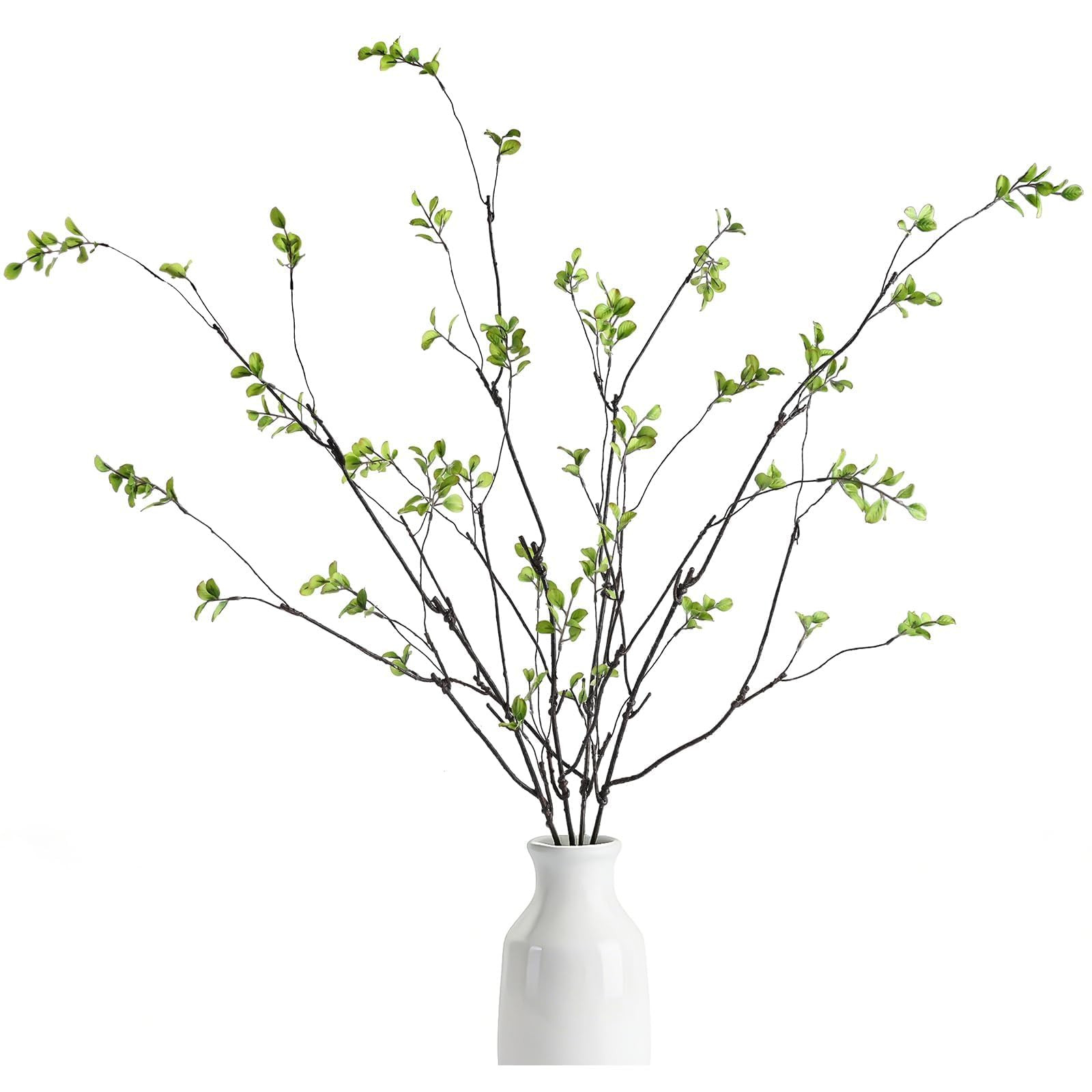 Sherika 4 Pcs Artificial Ficus Branches Faux Eucalyputs Stems for Vase, 38.5" Fake Greenery Plant... | Amazon (US)