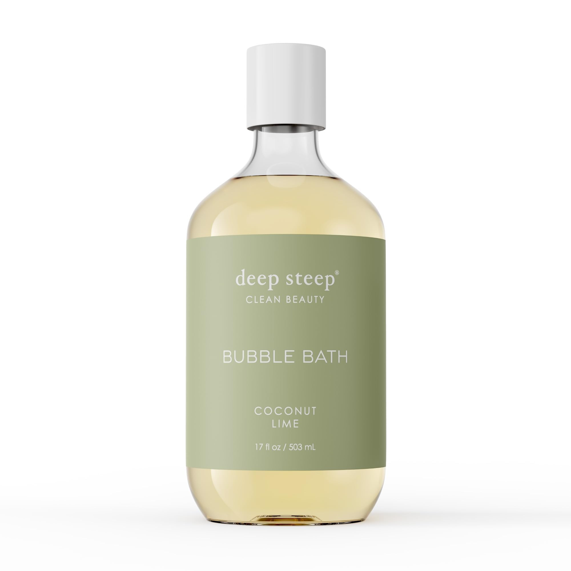 Deep Steep Coconut Lime Bubble Bath for Women, Hypoallergenic, Clinically Tested, Clean Formula f... | Amazon (US)