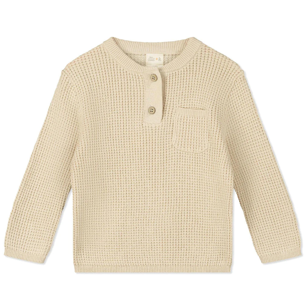 Albie Top in Oatmeal | Sammy + Nat