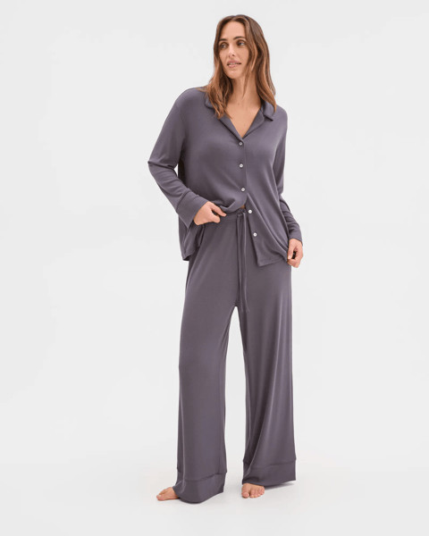 Modal Blend Rib Wide Leg Pants | Target AU