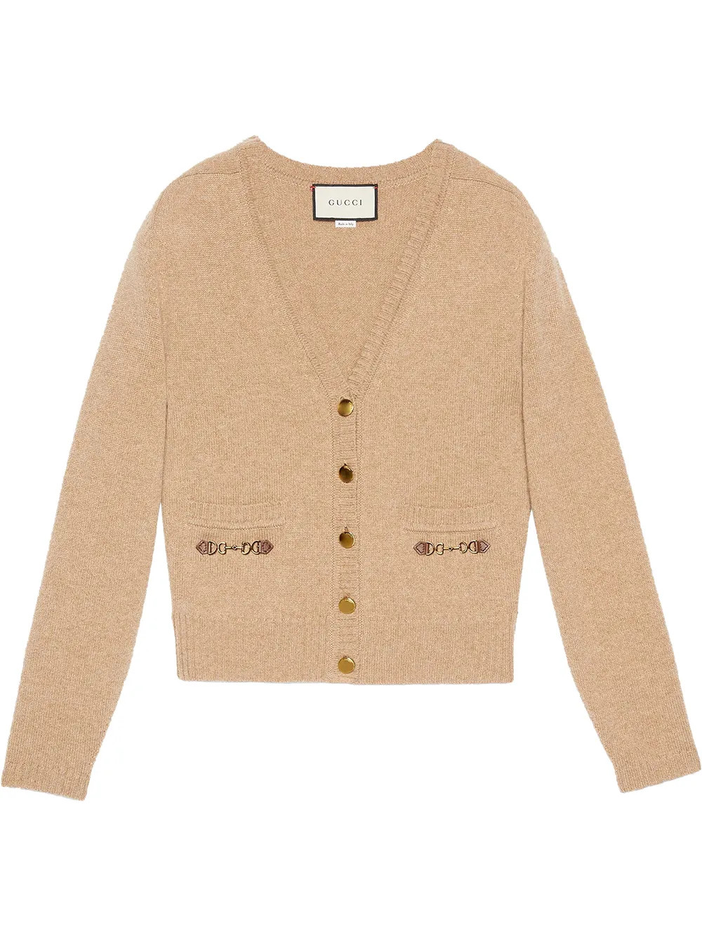 Gucci horsebit-detail Cardigan - Farfetch | Farfetch Global
