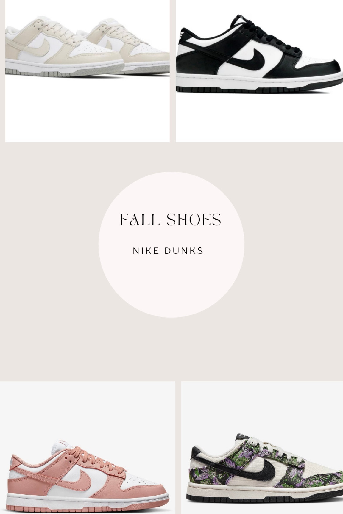 Nike dunks low 

#LTKshoecrush #LTKstyletip