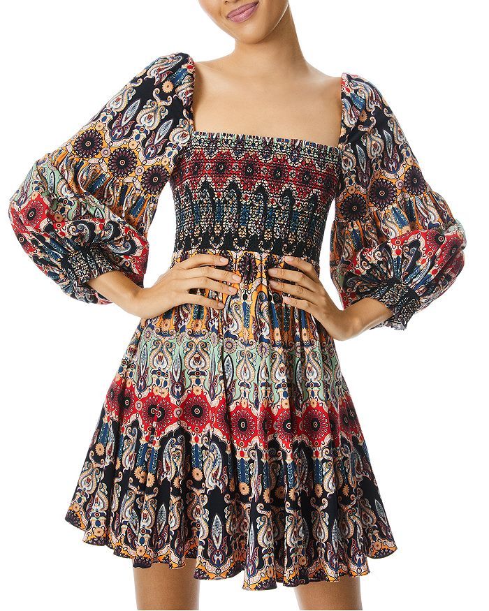 Julissa Smocked Mini Dress | Bloomingdale's (US)
