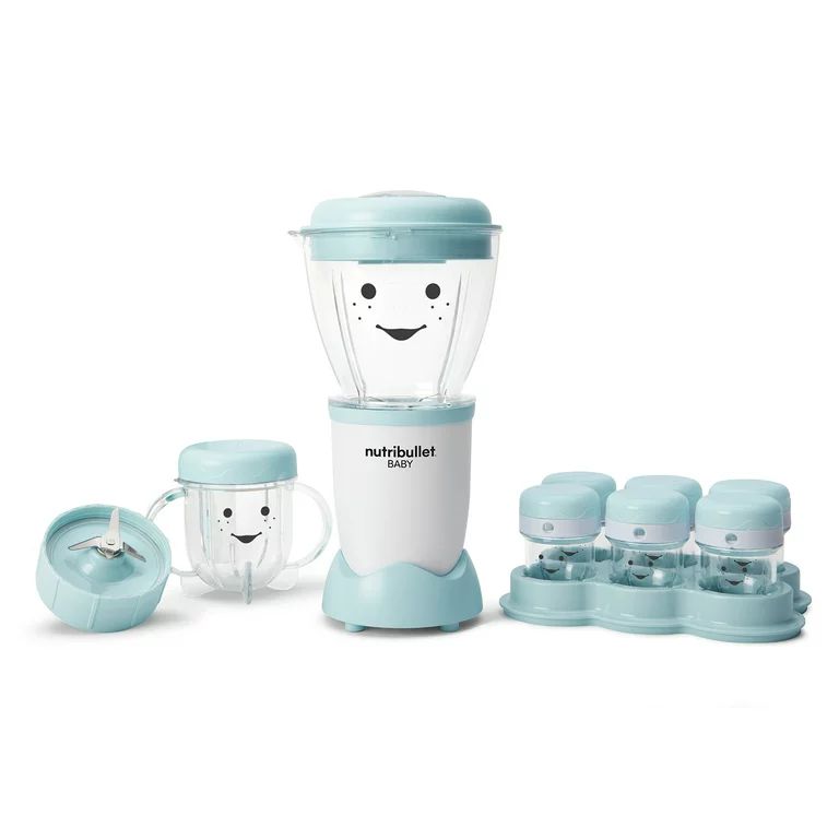 nutribullet Baby® Baby Food Blender 16 Piece NBY10100 – Blue / White | Walmart (US)