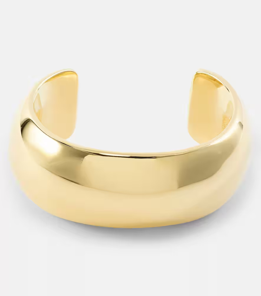 Jennifer Fisher Globe Small 10kt gold-plated cuff bracelet | Mytheresa (UK)