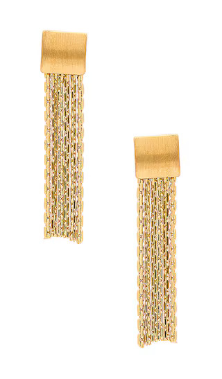 Sling Earrings in Gold | Revolve Clothing (Global)