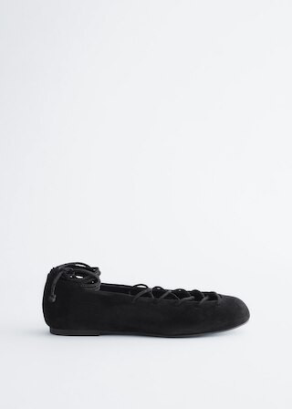 Lace-Up Leather Ballerinas | & Other Stories - US