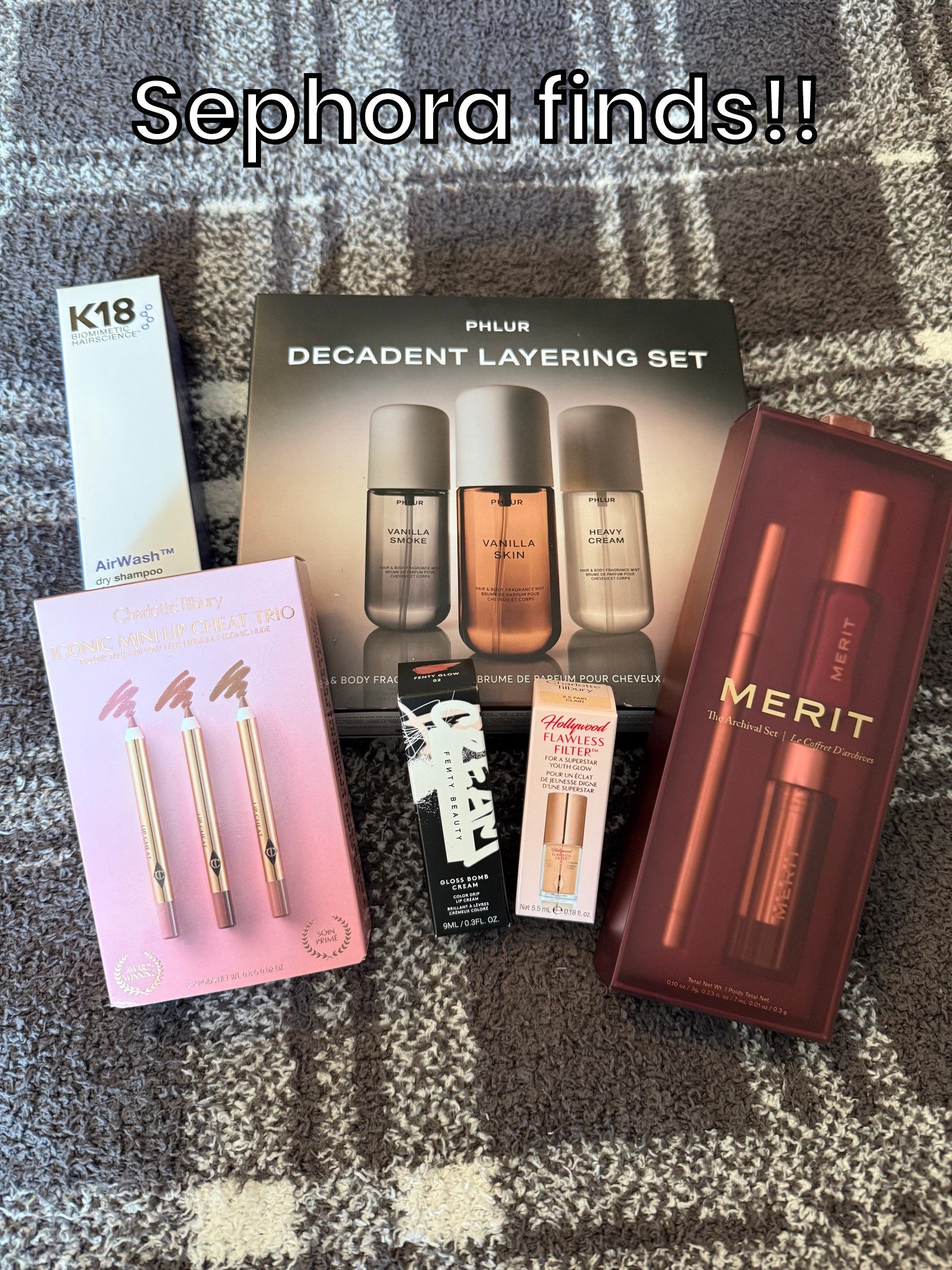 Some of the goodies I grabbed this round of the Sephora Sale  

#LTKGiftGuide #LTKOver40 #LTKBeauty
