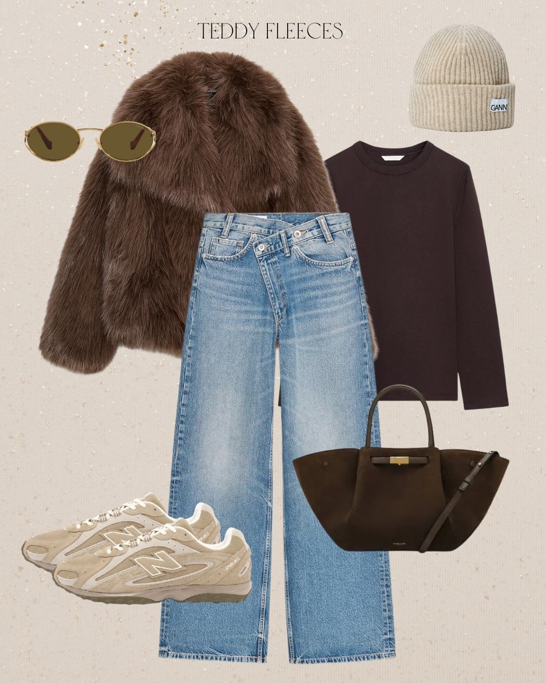 Those new balance are back in stock. May have just placed a middle of the night order whoops. Love them with these wide leg jeans fur coat a brown suede back. Perfect everyday autumn outfit x

#LTKautumn #LTKuk #LTKstyletip