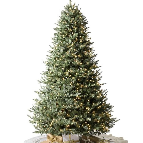 Balsam Hill BH Balsam Fir - Full Artificial Christmas Tree with Multiple Lighting Options, Premium Stand, Storage Bag & Easy Assembly for Indoor Holiday Decorating, LED Clear, 7.5ft | Amazon (US)