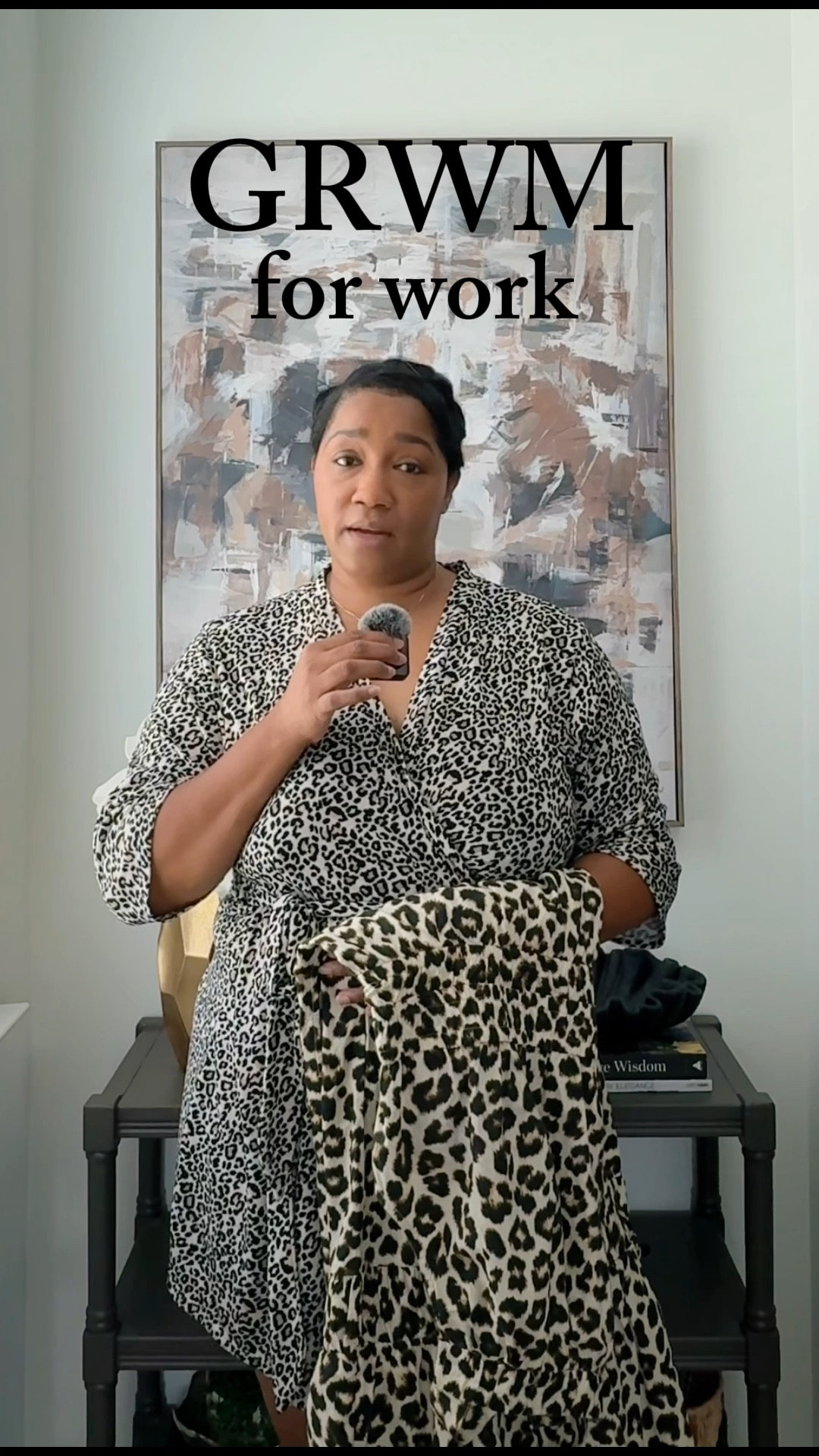 GRWM for work with this leopard print dress I got from Walmart for less than $25! 

#LTKPlusSize #LTKFindsUnder50 #LTKOver40