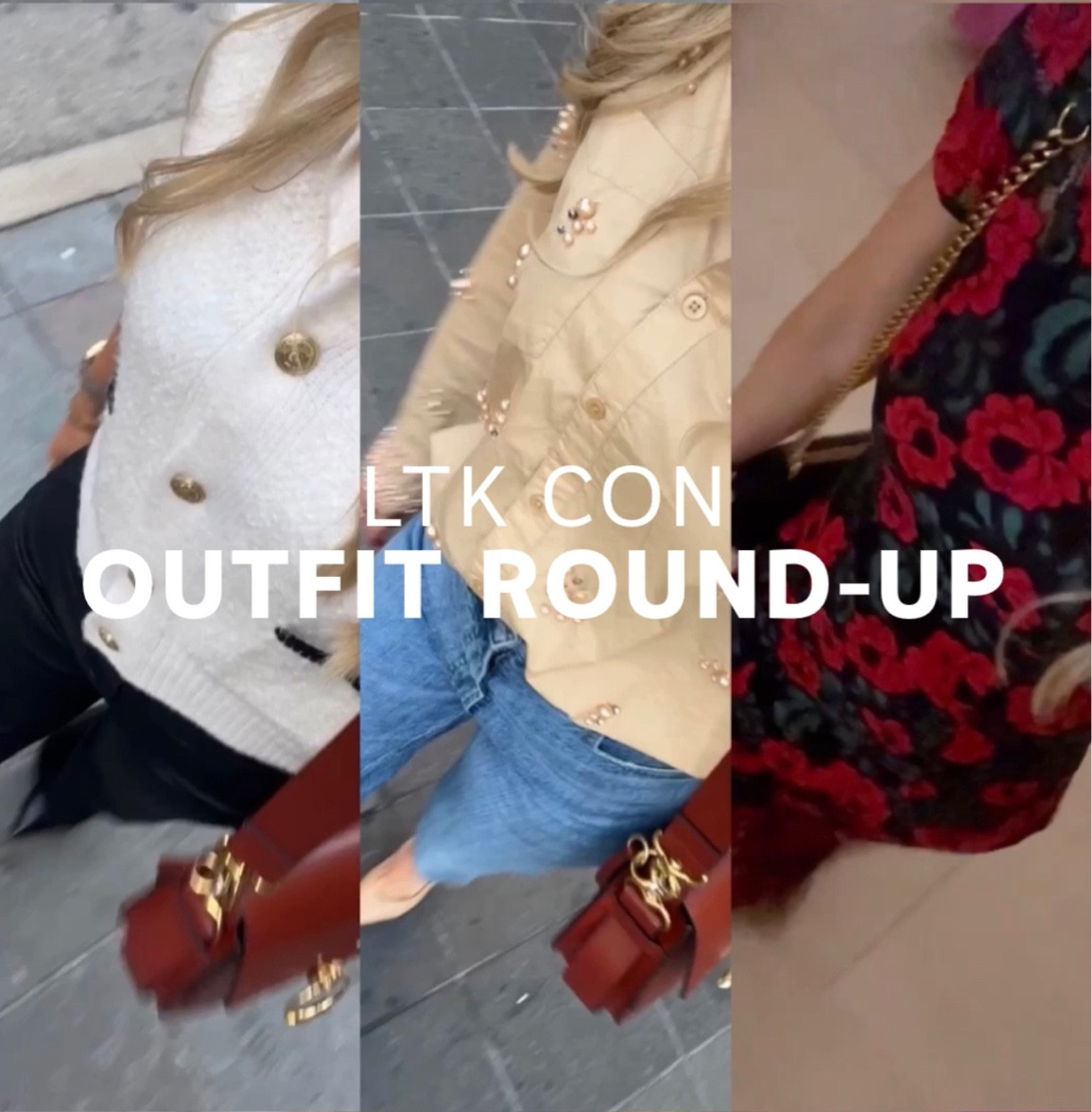 A roundup of the looks I wore to LTKCon. Long wide leg coated denim (tts), cream button up cardigan, embellished tan blouse (wearing an XS, runs big!), straight leg high waisted Everlane denim (runs tts) 

#LTKworkwear #LTKGiftGuide #LTKCon