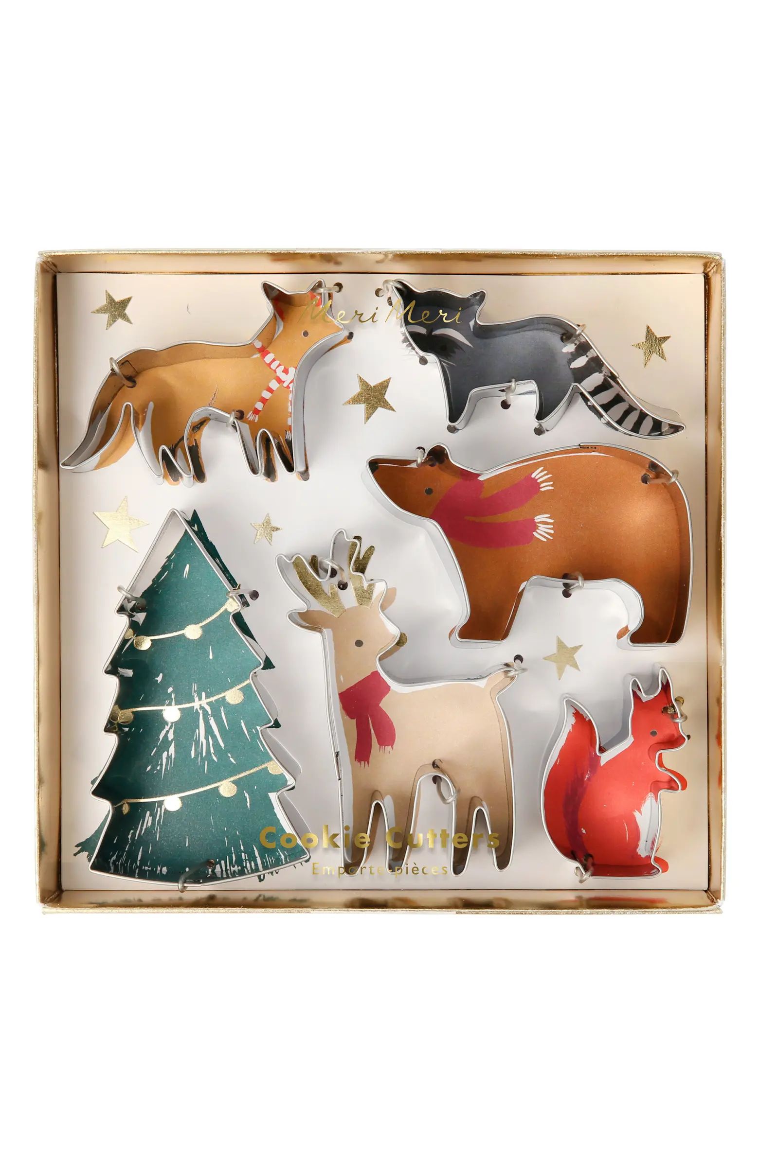 Meri Meri Christmas Motif Set of 6 Cookie Cutters | Nordstrom | Nordstrom