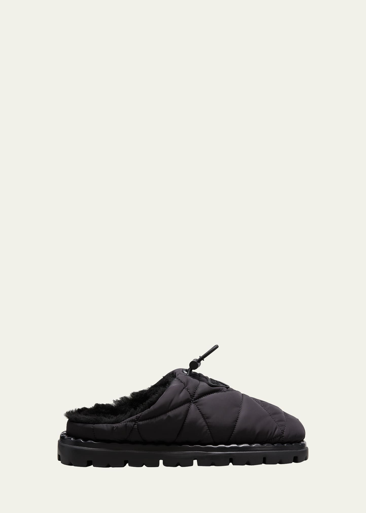 Rush Quilted Nylon Slipper Mules | Bergdorf Goodman