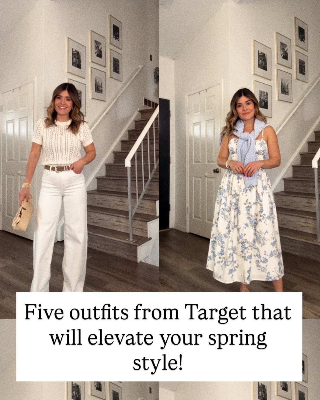 Take 30% off these styles right now!!
White and floral blue dress size small. It runs small. Make sure to go up a size for a comfy fit.
Knit top size  xs
White jeans size 0. Available in store.
Pink crop top size small

#LTKSeasonal #LTKSaleAlert #LTKootd