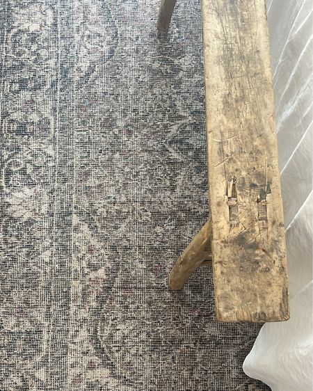 Code— KRISTINA saves more off the price. New washable bedroom area rug from boutique rugs. Vintage faded look. Neutral organic modern rug. 

#LTKhome