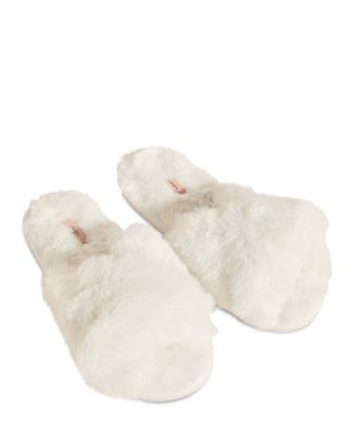 Women's Plush Faux Fur Slippers | Bloomingdale's (US)