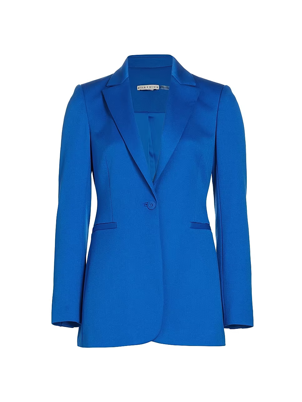 Breann Satin Fitted Blazer | Saks Fifth Avenue