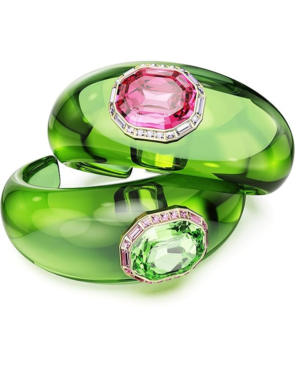 Swarovski Dulcis set, Octagon cut, Pavé, Multicolored, Gold-tone finish | Amazon (US)