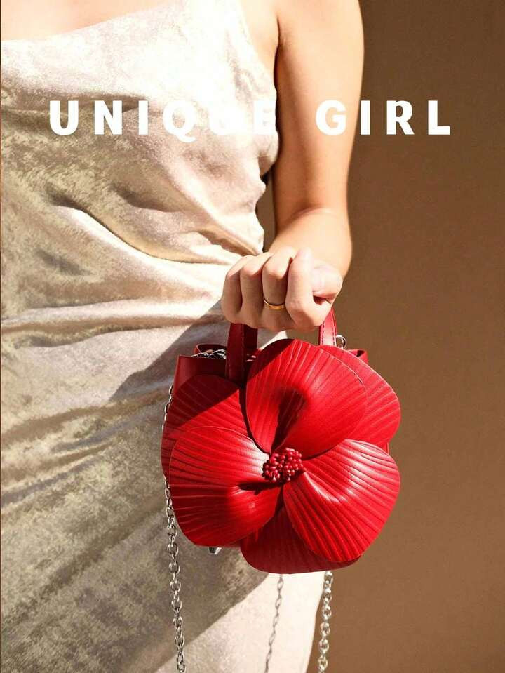 Luxury Flower Bridal Wedding Purse Party Prom Bucket Clutches Handbag Sweet Women's Dinner Evenin... | SHEIN