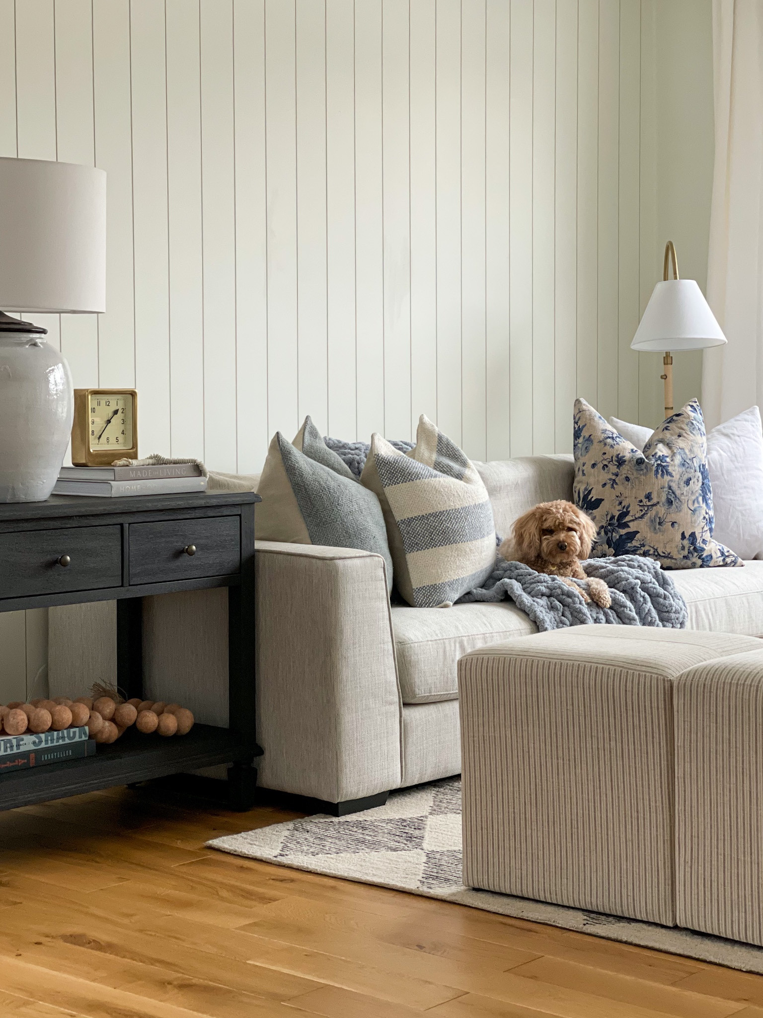 Living room, cozy living, Pottery Barn, home design, interior design, pillows, blankets, neutral decor, family room, ottomans, Target, Loloi, shiplap, Studio McGee, home

#LTKunder100 #LTKSeasonal #LTKhome