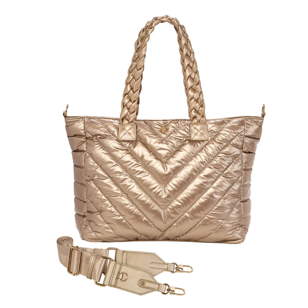 Gold Quilted HydroTote® | WanderFull 
